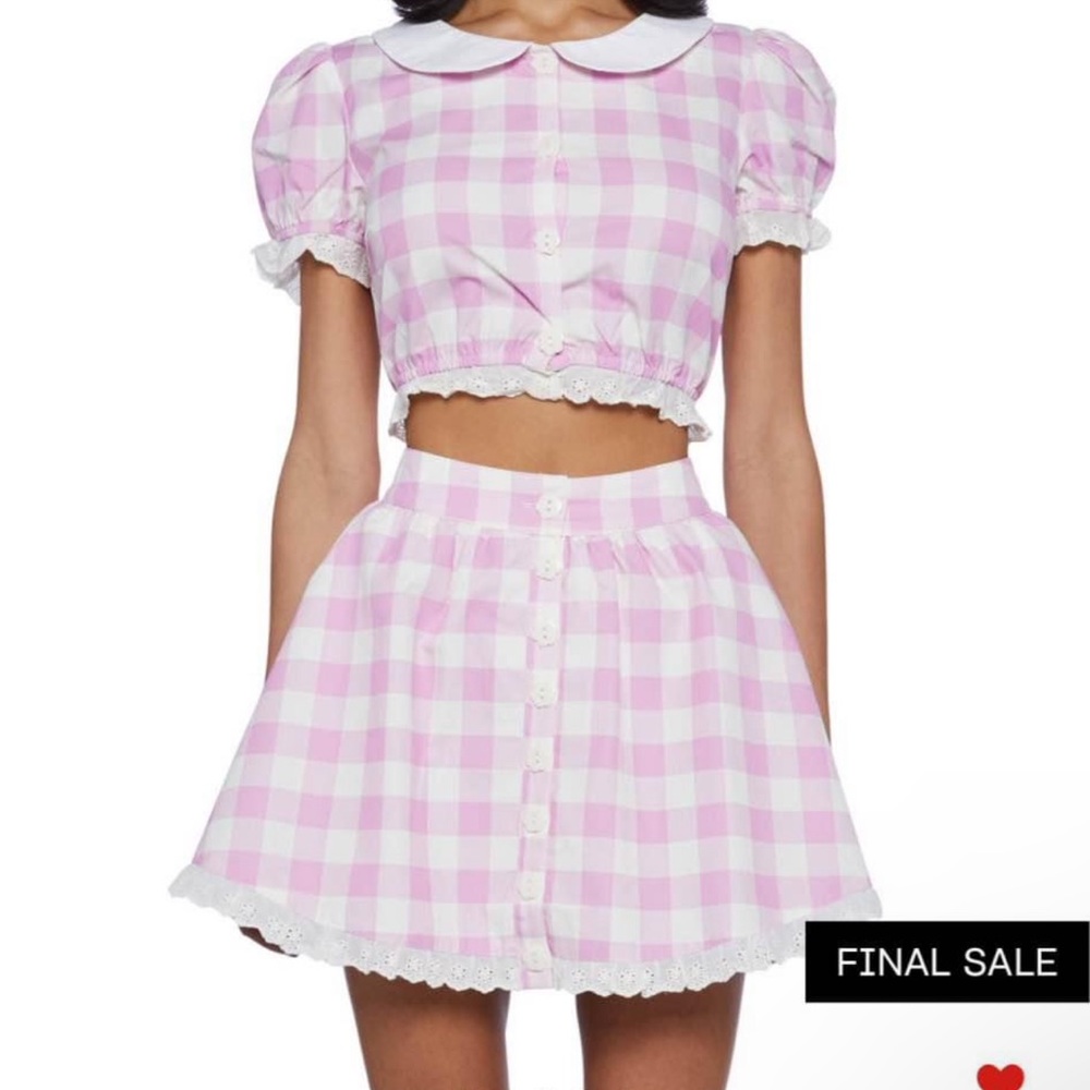 Two piece skirt set
